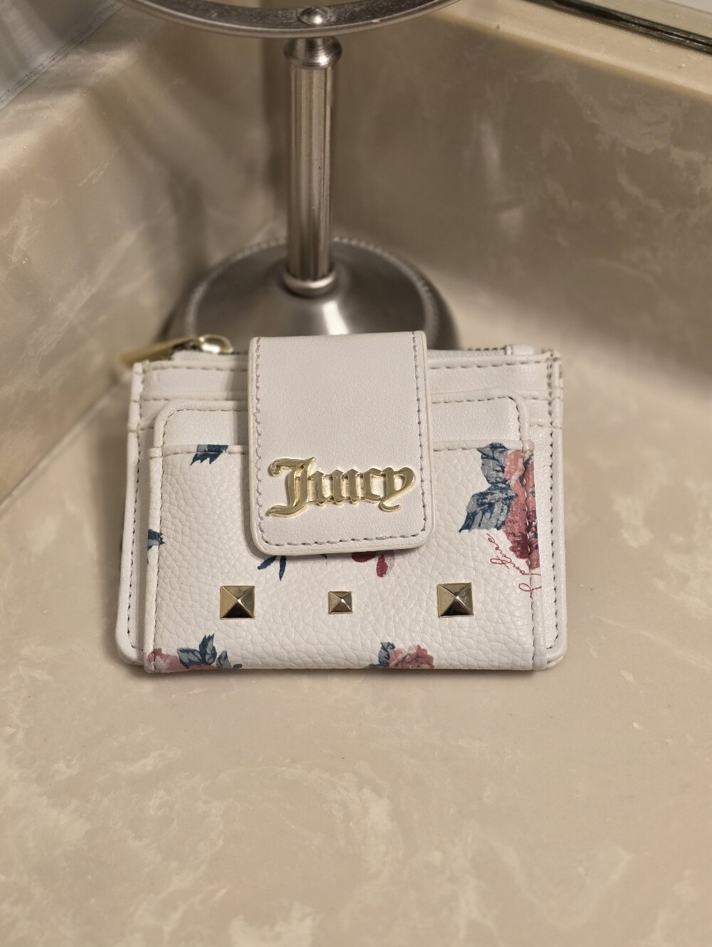 Juicy Couture Floral Print Mini Wallet